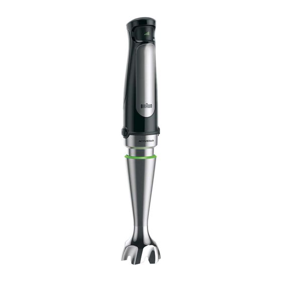 Braun MultiQuick 7 HB701AI Bedienungsanleitung