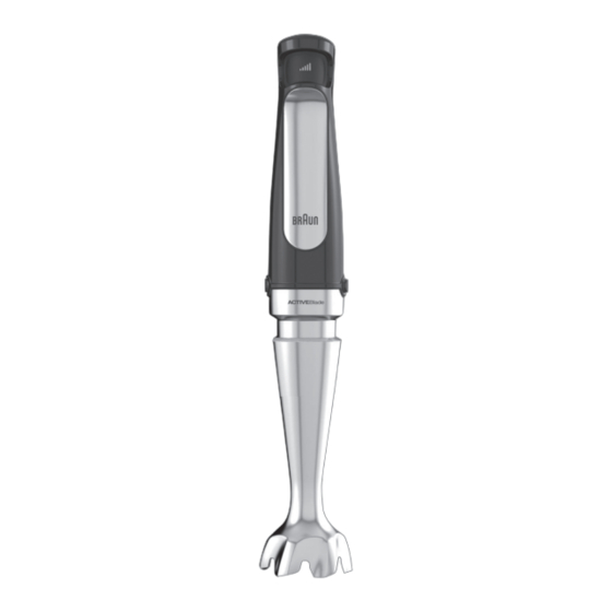 Braun MultiQuick 7 HB701AI Bedienungsanleitung