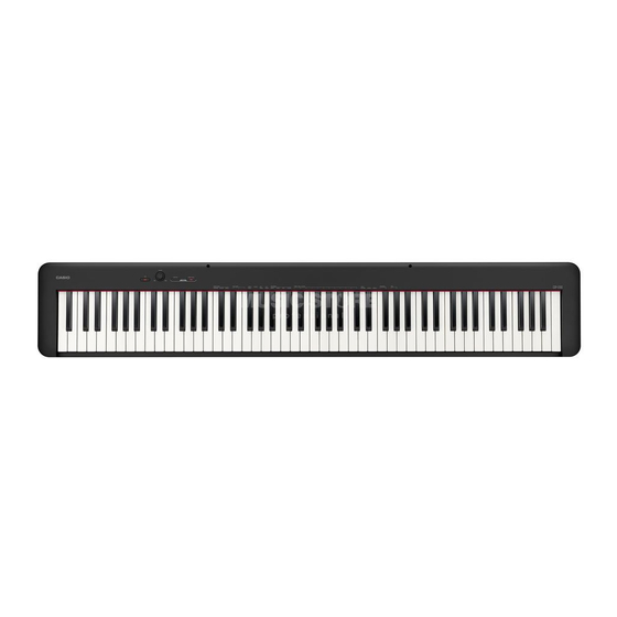 Casio CDP-S100 Schnellstartanleitung