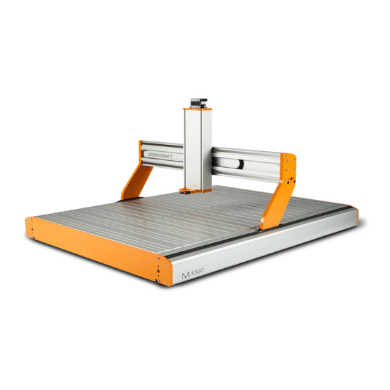 STEPCRAFT M Serie Betriebsanleitung