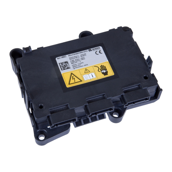 Bender ISOMETER iso165C Handbuch