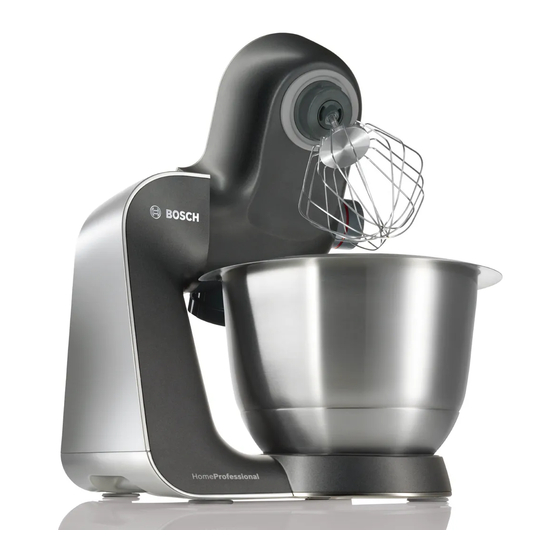 Bosch MUM57-Serie Home Professional Gebrauchsanleitung