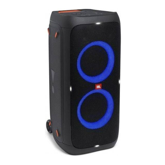 JBL PARTYBOX 310 Kurzanleitung