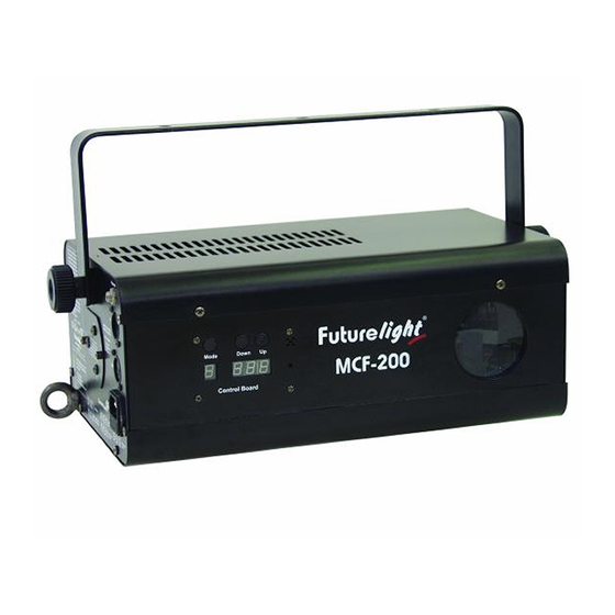 Futurelight MCF-200 Bedienungsanleitung