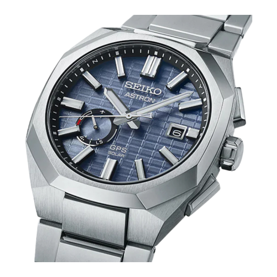 Seiko ASTRON 3X62 GPS Gebrauchsanleitung