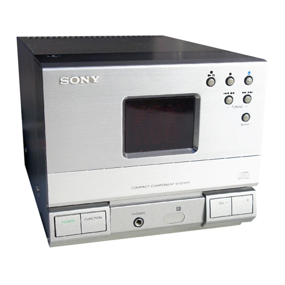 Sony HCD-T1 Bedienungsanleitung