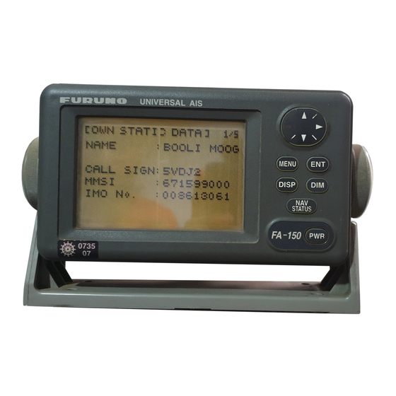 Furuno FA-150 Installationshandbuch