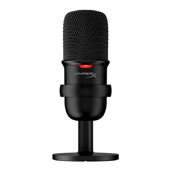 HyperX SoloCast Schnellstartanleitung