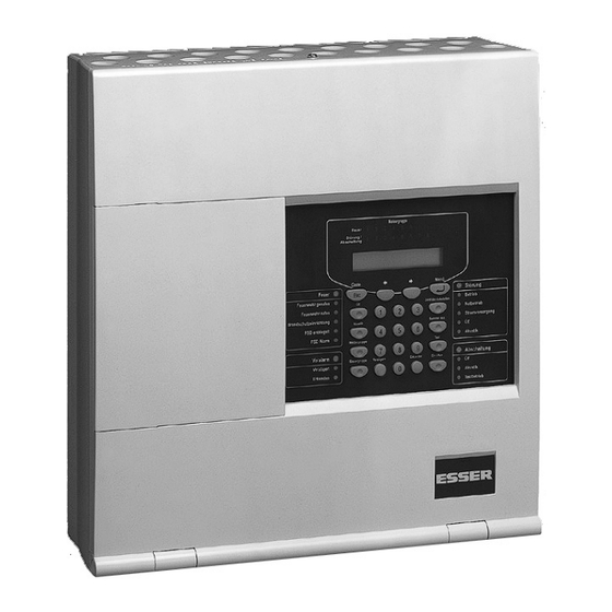 Esser BMZ 80-4 Installation/Inbetriebnahme