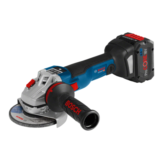 Bosch GWS Professional 18V-10 C Originalbetriebsanleitung
