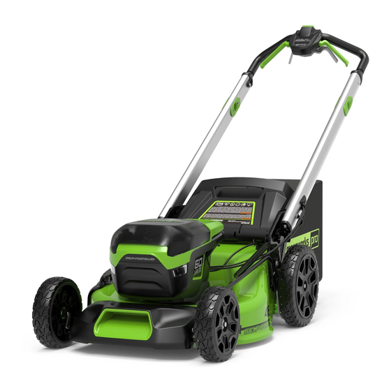 GreenWorks GD60LM46SP Bedienungshandbuch