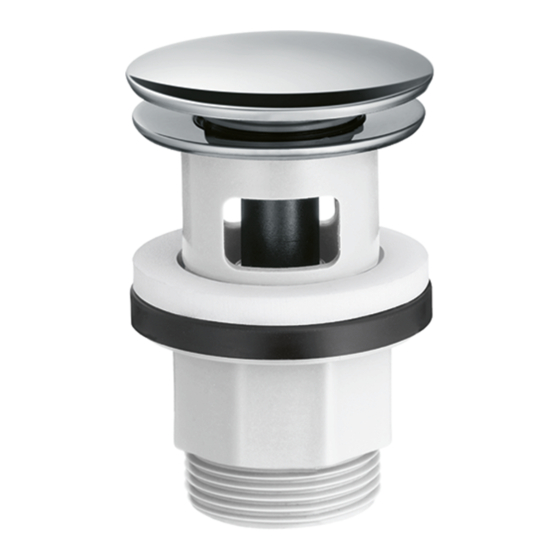HANSGROHE Push open 50105000 Montageanleitung