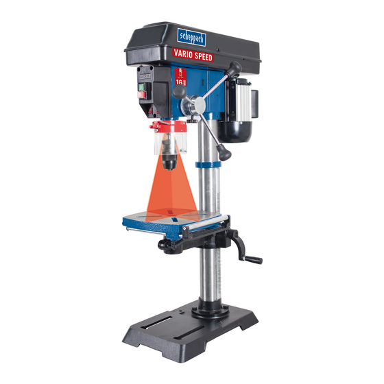 Scheppach DP18VARIO Originalbetriebsanleitung
