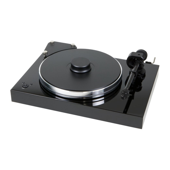 Pro-Ject Audio Systems Xtension 9 Evolution SuperPack Aufbau- Und Bedienungsanleitung