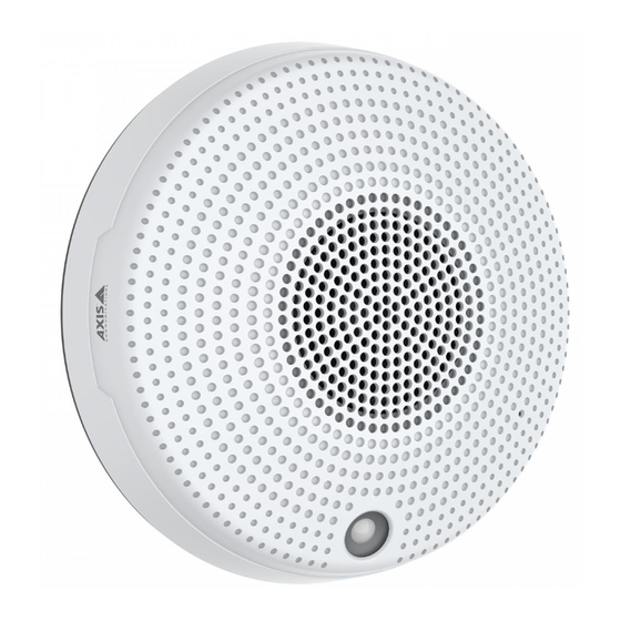 Axis Communications AXIS C1410 Mk II Network Mini Speaker Installationsanleitung