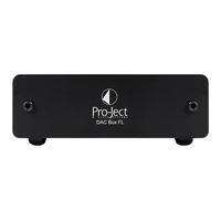 Pro-Ject Audio Systems DAC Box FL Bedienungsanleitung