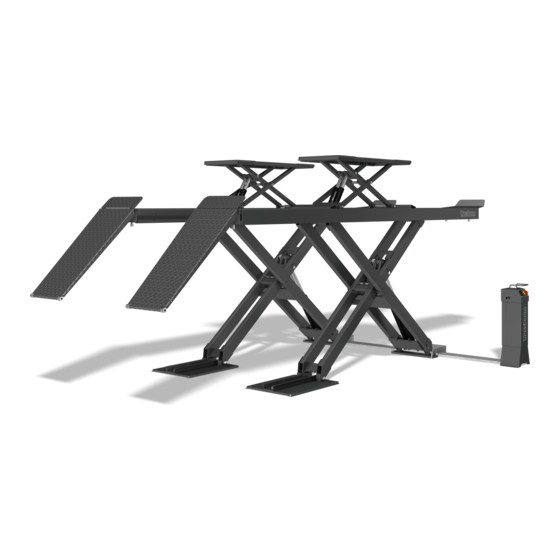 Nussbaum UNI-LIFT 3500 Quattro Quicktest Betriebsanleitung