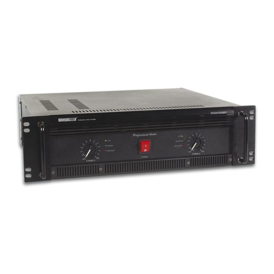 HQ Power VPA2450MB Bedienungsanleitung