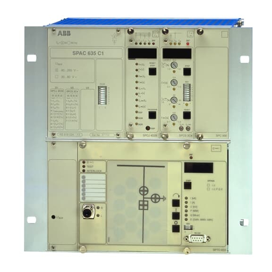 ABB SPAC 535 C Betriebsanleitung