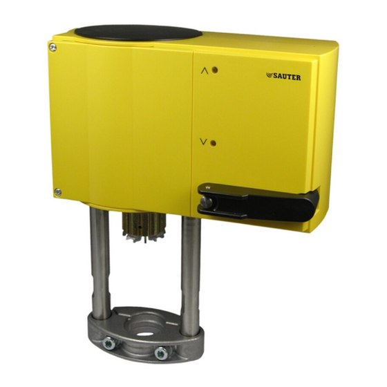Sauter AVF 234S F 32U-Serie Montagevorschrift