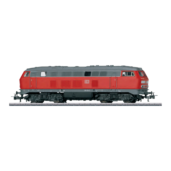 Märklin 36218 Bedienungsanleitung