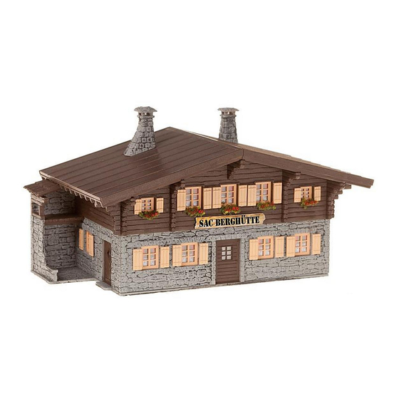 Faller 190057 Log Cabin sac Anleitung