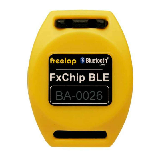 Freelap FXCHIP BLE Bedienungsanleitung
