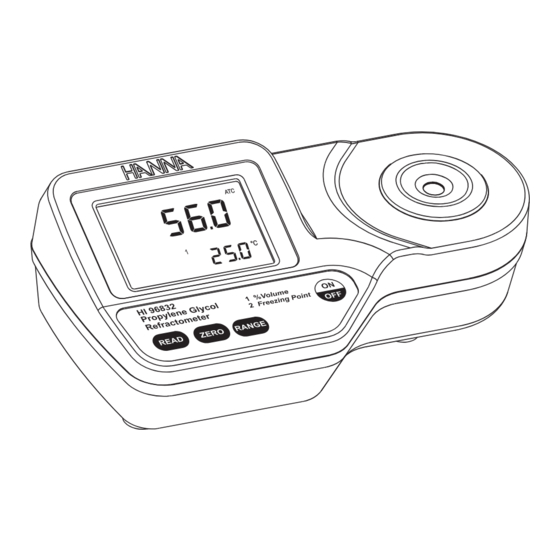Hanna Instruments HI 96832 Bedienungsanleitung