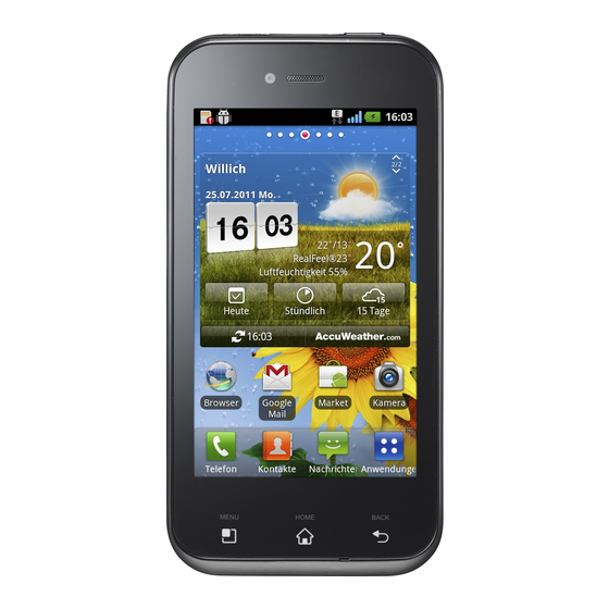 LG E730 Benutzerhandbuch