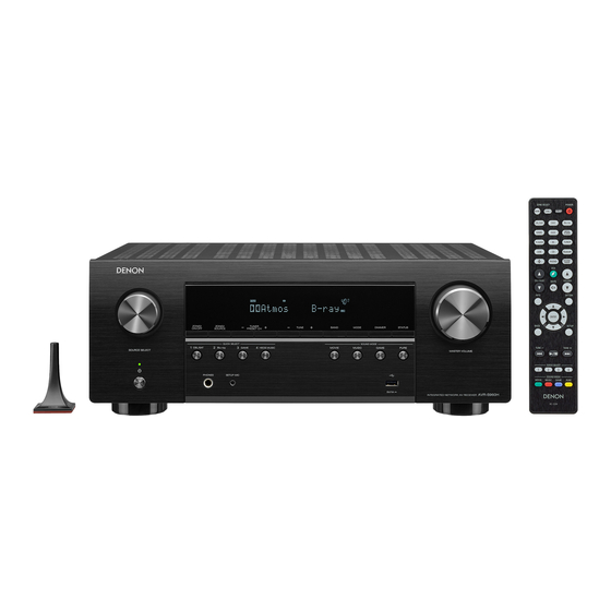 Denon AVR-S960H Bedienungsanleitung