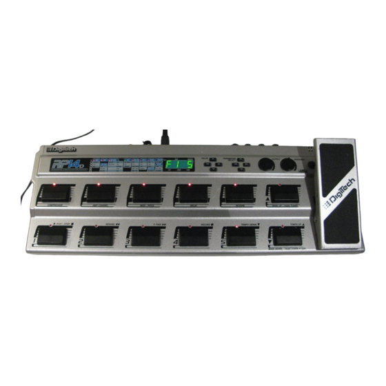 DigiTech rp14d Benutzerhandbuch