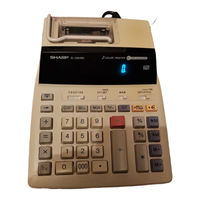 Sharp EL-2901RC Bedienungsanleitung