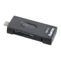 hama USB Type-C 3.1 / USB 3.0 Bedienungsanleitung