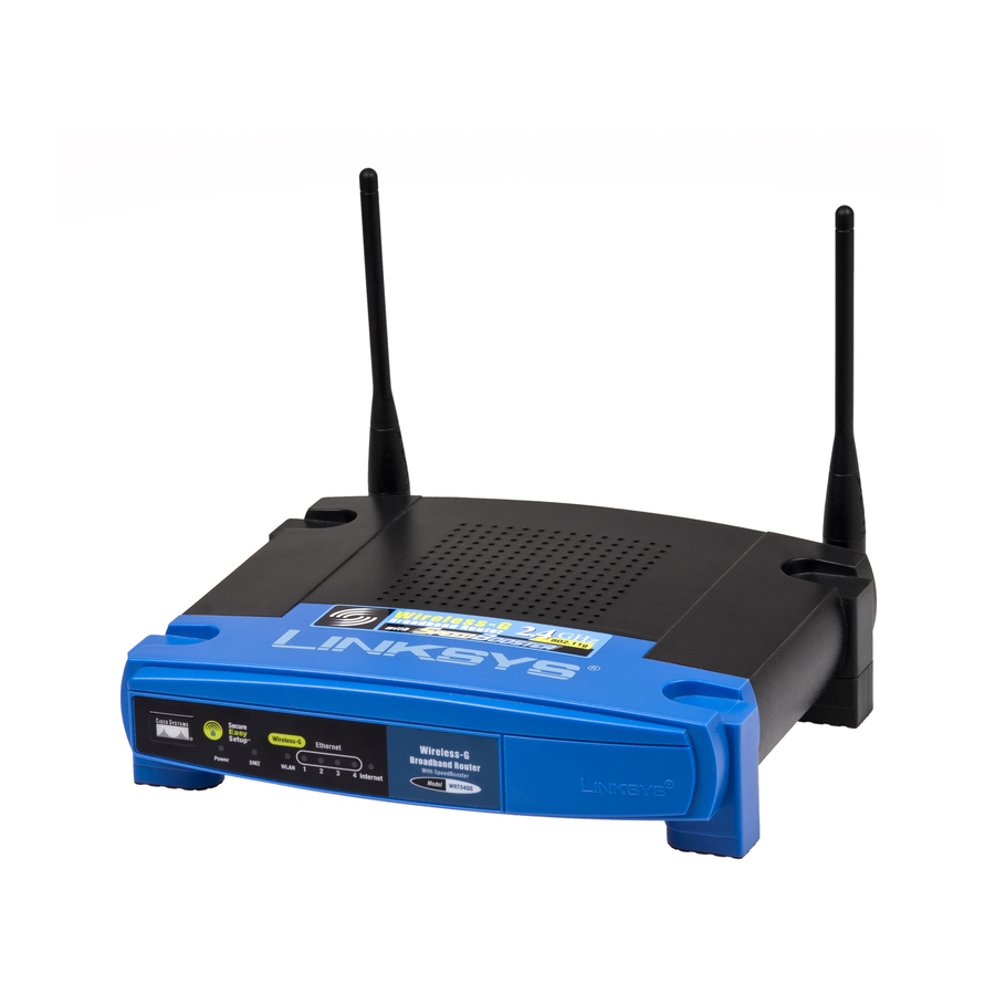 Cisco Linksys WRT54G Schnellinstallationsanleitung