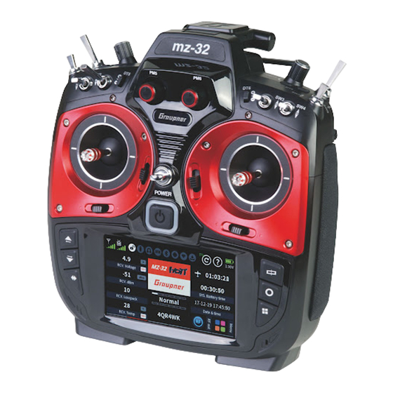 GRAUPNER Hilfe mz-32 HoTT Referenzhandbuch