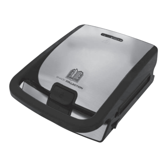 TEFAL SNACK COLLECTION SW853D12 Bedienungsanleitung