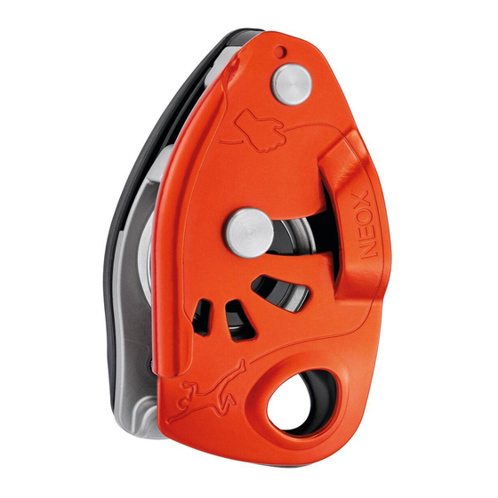 PETZL Neox Bedienungsanleitung