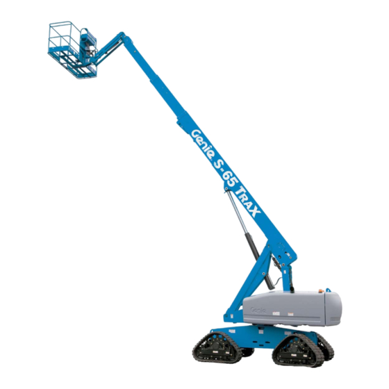 Genie S-60 Trax Bedienungsanleitung Und Wartungsanleitung