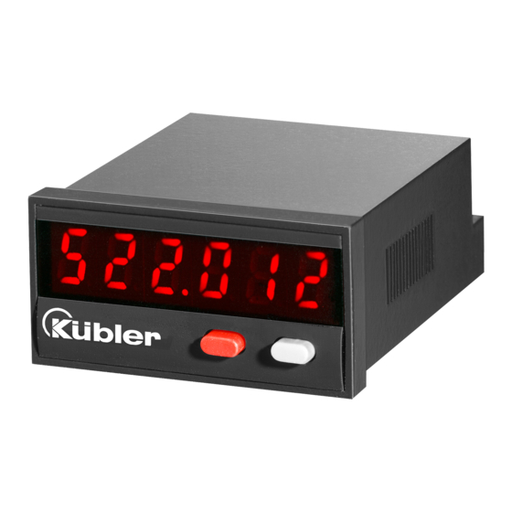 Kübler Codix 522 Bedienungsanleitung