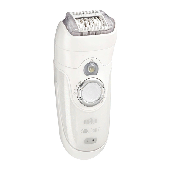 Braun Silk epil 7 Bedienungsanleitung