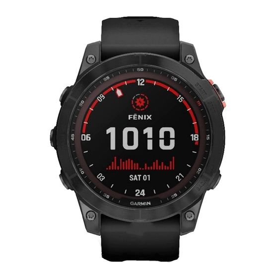 Garmin FENIX 7 Serie Benutzerhandbuch