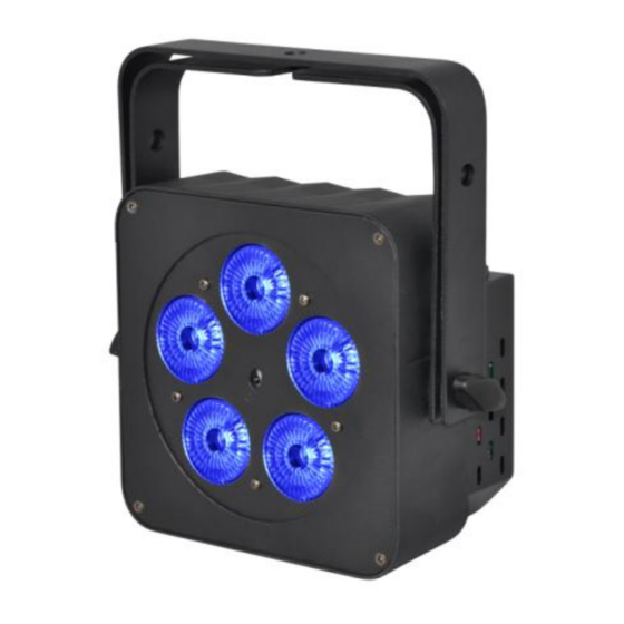 Lightmaxx Platinum Line Flat PAR QUAD Bedienungsanleitung