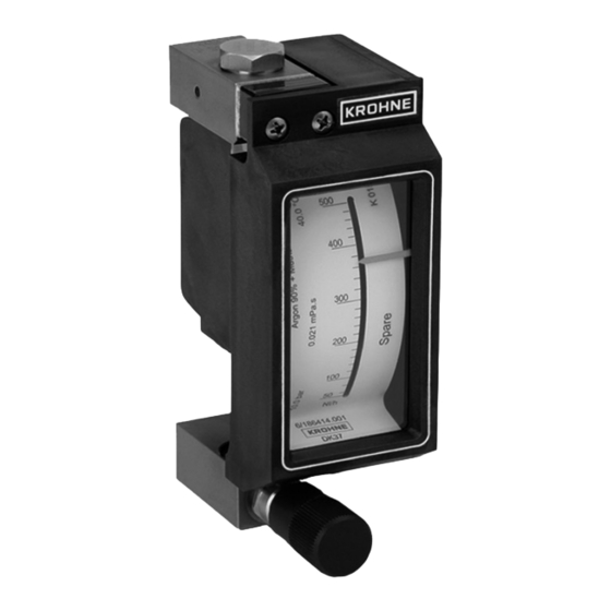 KROHNE DK32 Zusatzanleitung