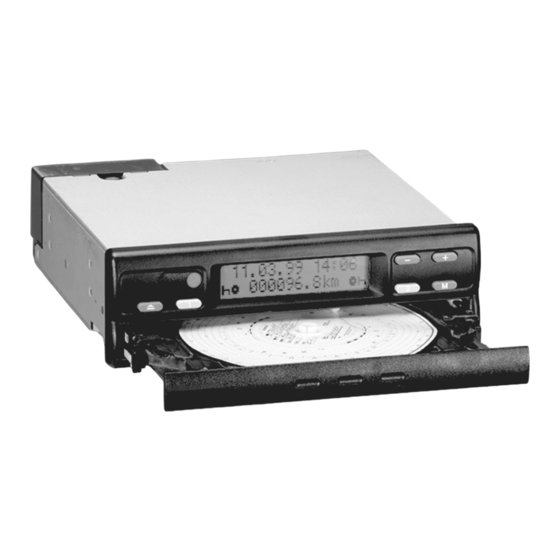 VDO MTCO 1324 Betriebsanleitung