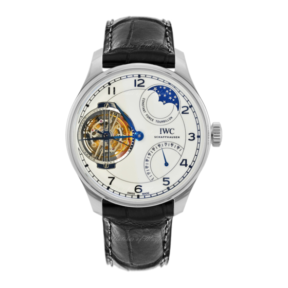 iwc PORTUGIESER CONSTANT-FORCE TOURBILLON Bedienungsanleitung