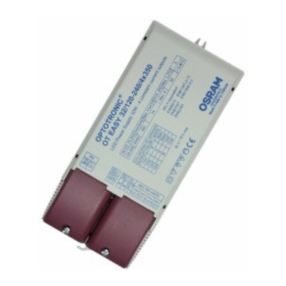OSRAM OT EASY 32 CC Montageanleitung