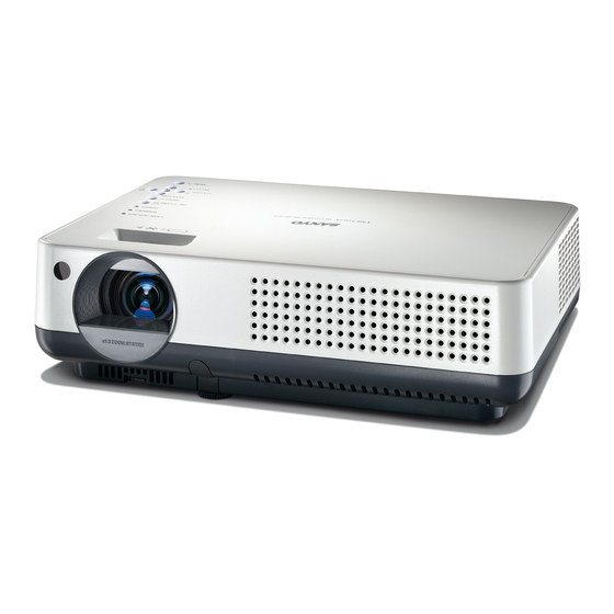 Sanyo PLC-XW56 Bedienungsanleitung