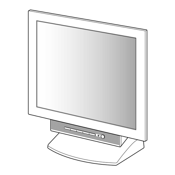 Sharp LL-T1610W Bedienungshandbuch
