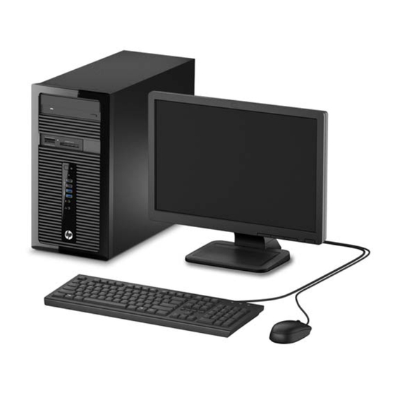 HP ProDesk 400 G1 Microtower Hardware-Referenzhandbuch