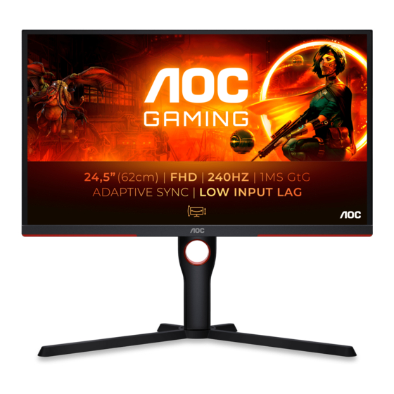 AOC GAMING 25G3ZM/BK Bedienungsanleitung
